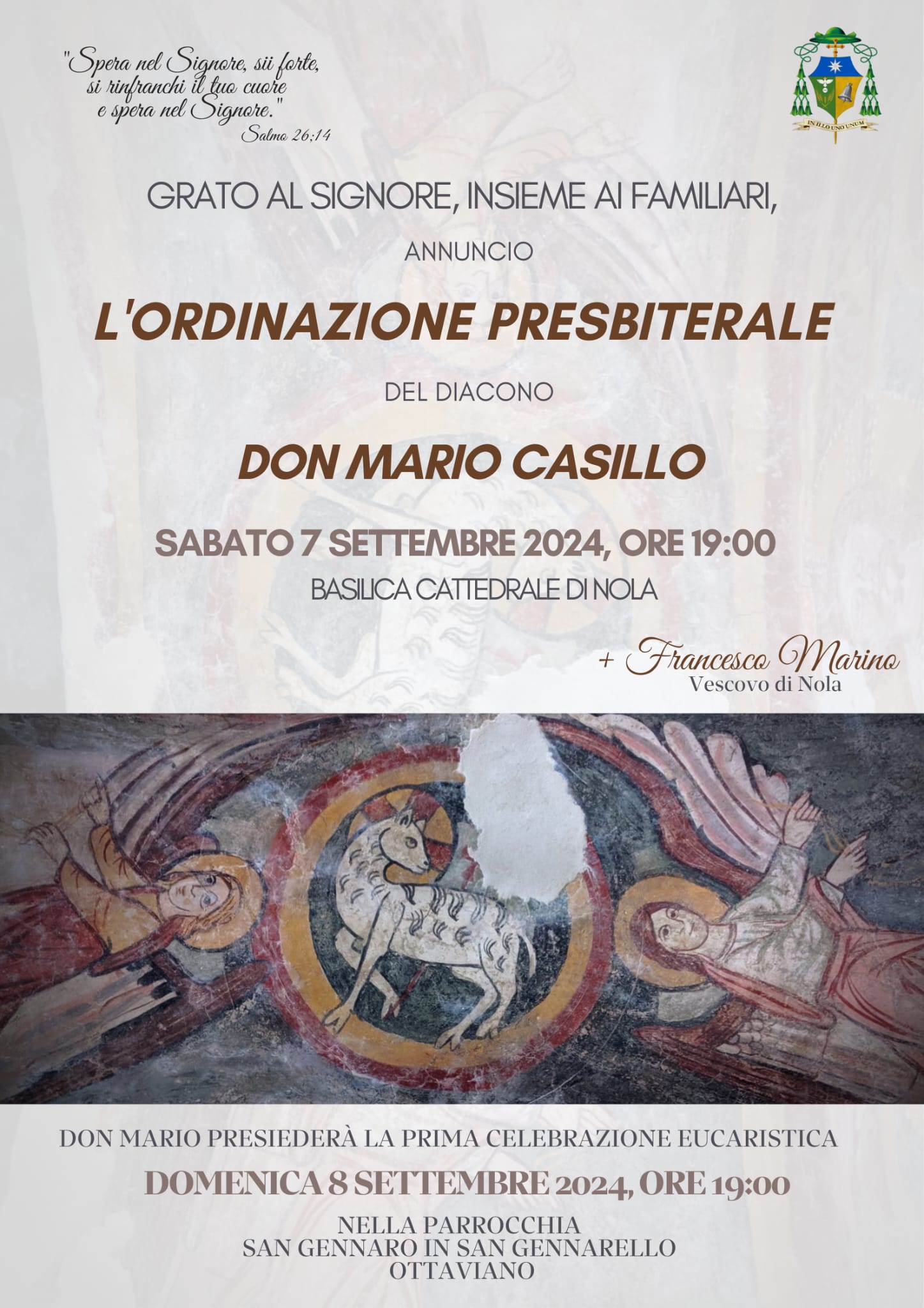 Ordinazione Mario Casillo Diocesi di Nola